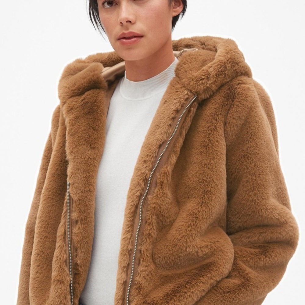 French Connection Arabella faux fur coat